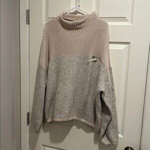 Varley Beige Knit Sweater